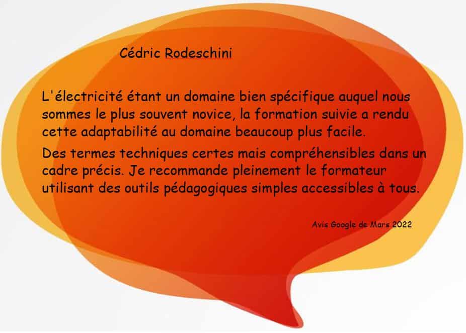 Avis de Cédric R 